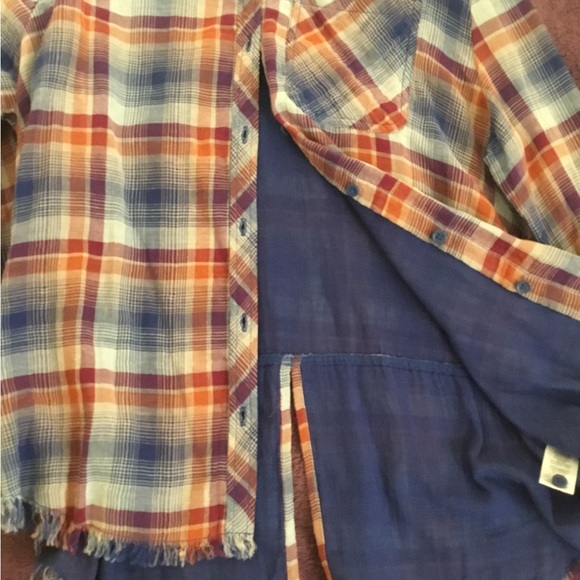 BeachLunchLounge Long Sleeved Button Down Shirt- XL - Picture 7 of 7